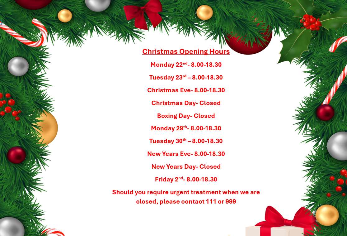 Opening Hours