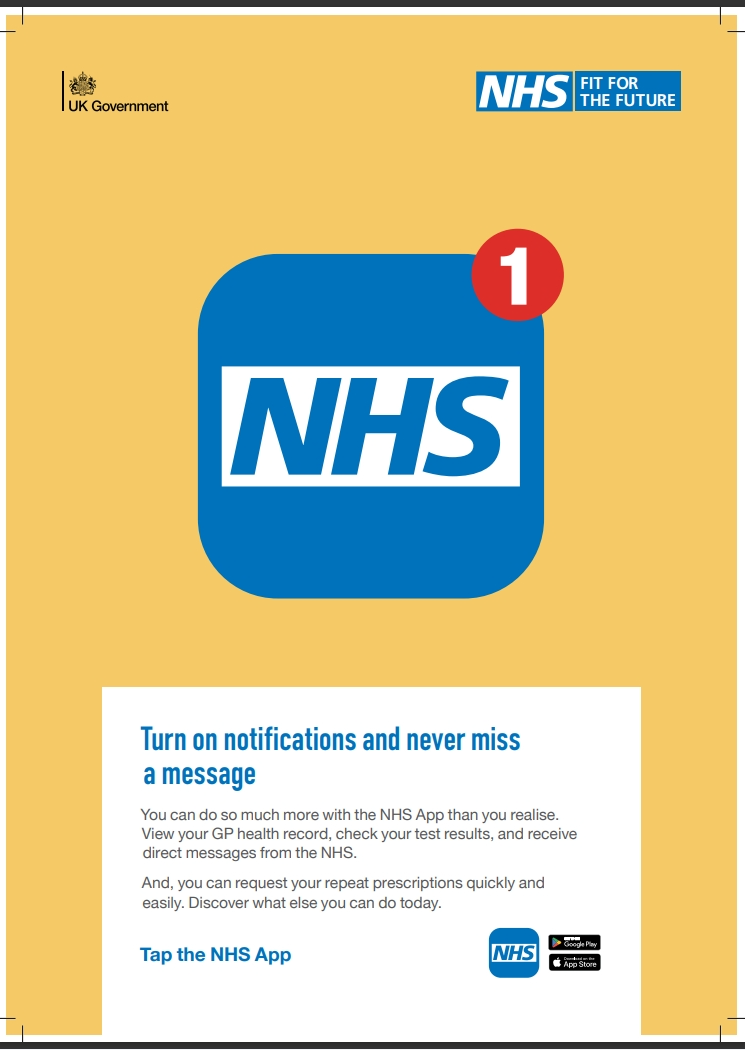 Tap the NHS App