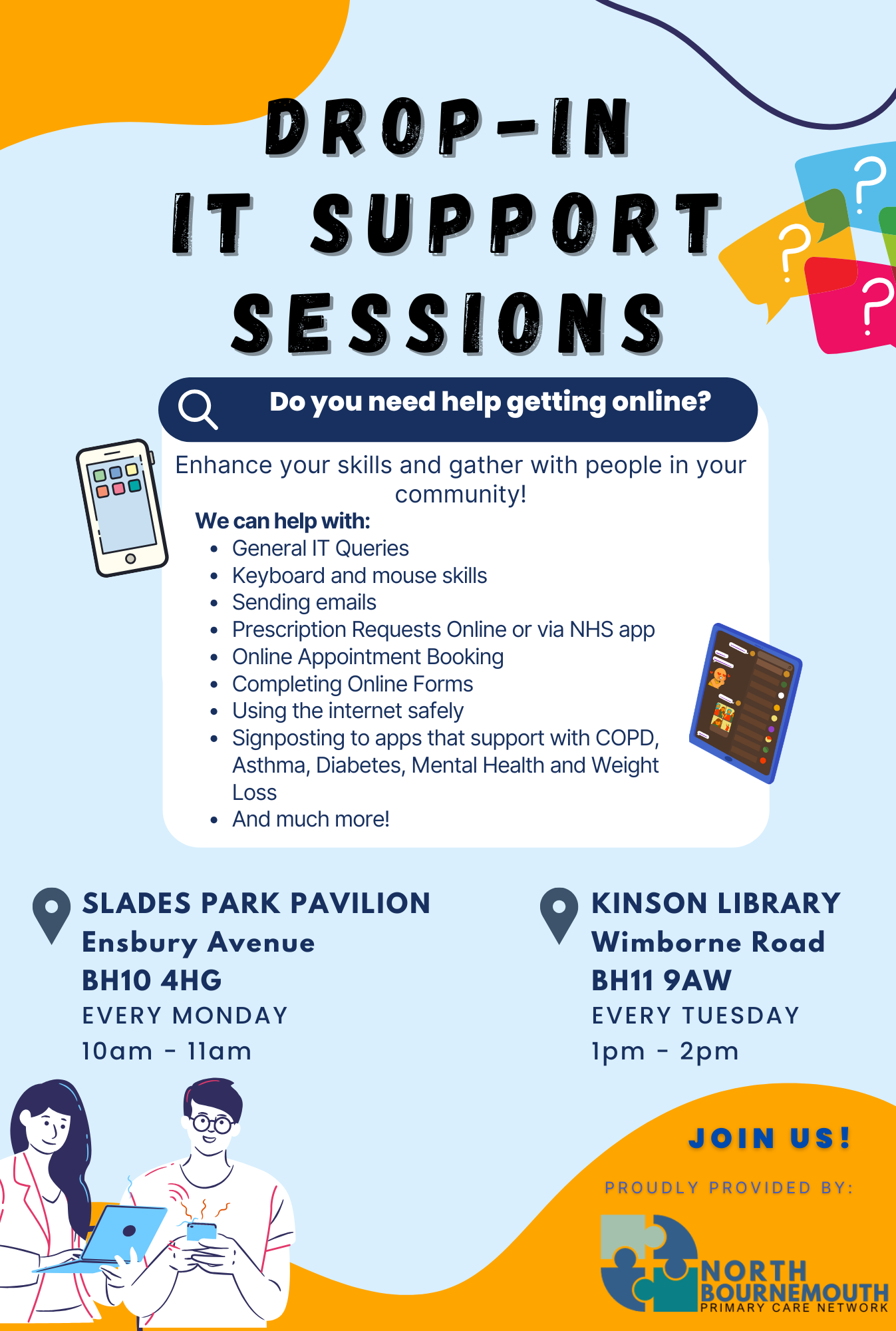 Drop-in IT Support Sessions